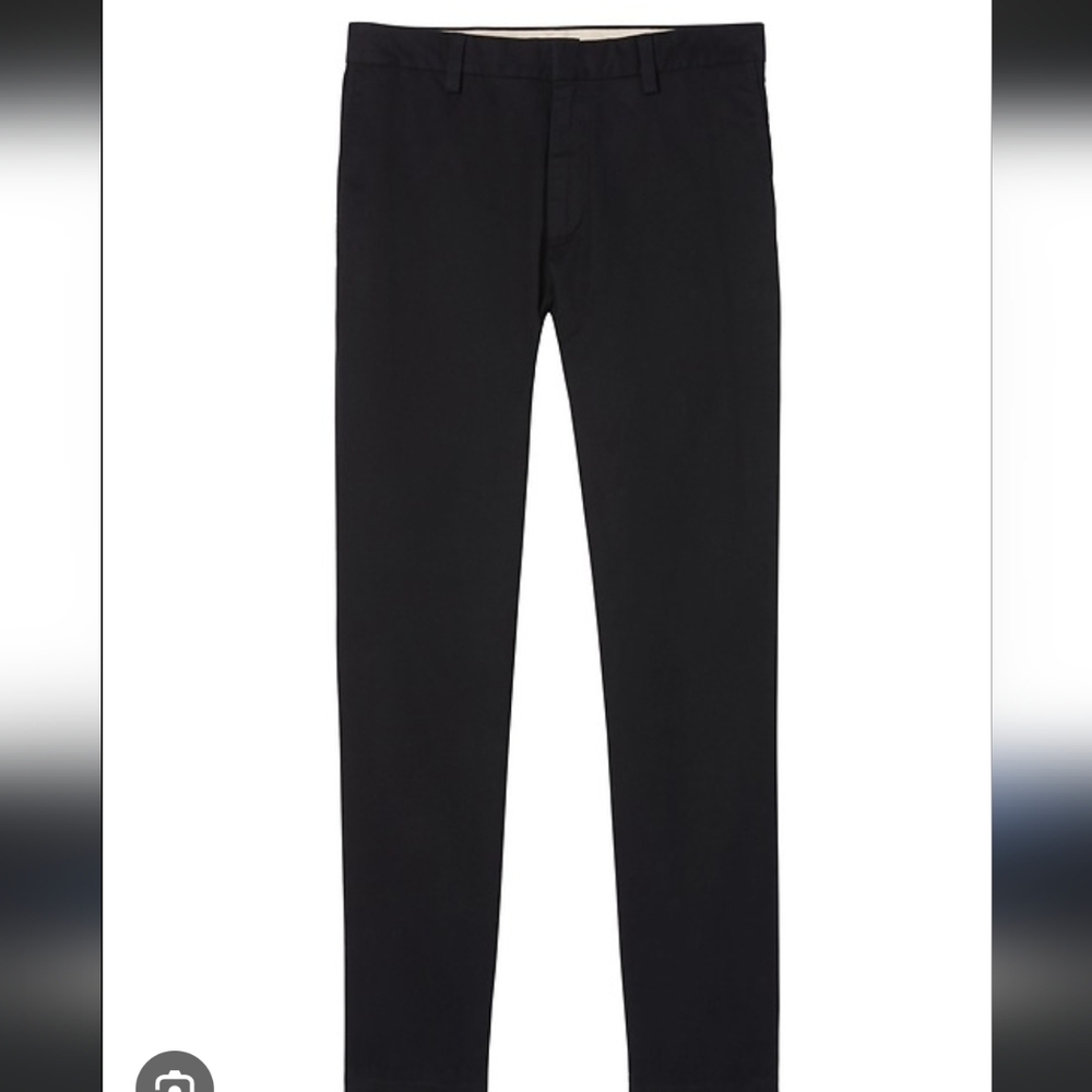 Banana Republic Black Emerson Chino 36 Inch Inseam